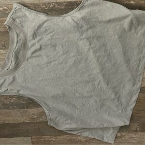 Gray Sleeveless Women's Top